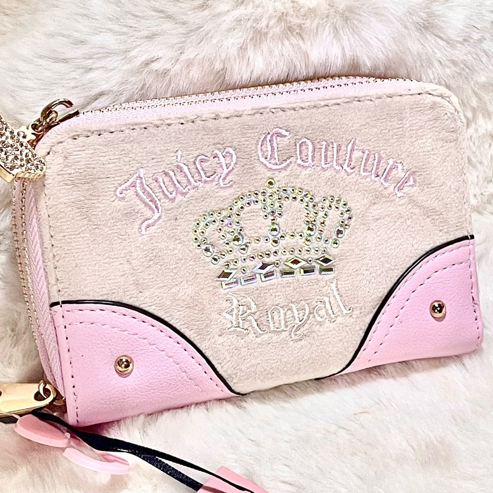 Juicy Couture Pink and Cream Wallet